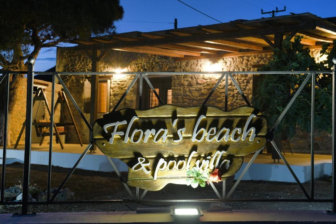 Flora'S Beach And Pool Villa In Syros Liaropá 외부 사진
